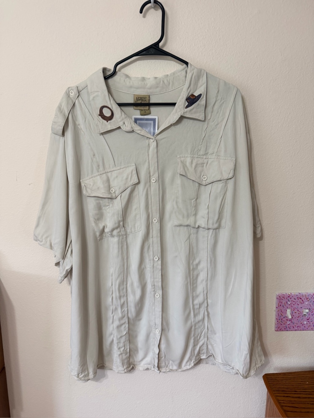 Indiana Jones Her Universe button shirt